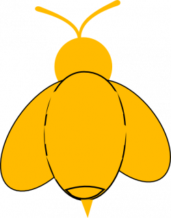 Yellow Bumble Bee Clip Art at Clker.com - vector clip art online ...