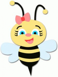 Female Bumble Bee Clipart