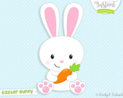 Bunny clipart | Etsy