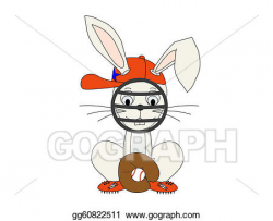 Stock Illustration - Baseball bunny. Clipart gg60822511 - GoGraph
