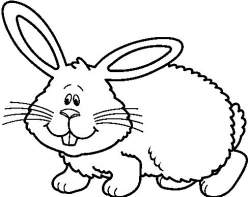 bunny clipart black and white bunny clipart black and white free ...