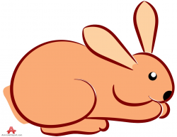 Bunny clipart colored - Pencil and in color bunny clipart colored