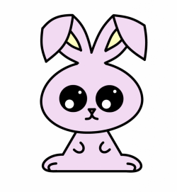 Easy Bunny Face Drawing at GetDrawings.com | Free for personal use ...