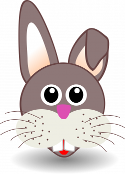 Clipart - funny bunny face