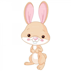 CLIPART CUTE BUNNY | Royalty free vector design | Forest animals ...