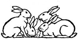 Free Drawn Rabbit group, Download Free Clip Art on Owips.com