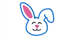 Easter Bunny Face Clipart – HD Easter Images