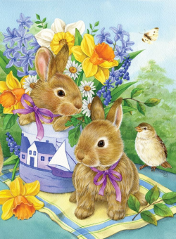 273 best Easter in art images on Pinterest | Cat art, Bunnies and ...