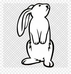 Rabbit Standing Clipart Easter Bunny Rabbit Clip Art - Bunny ...