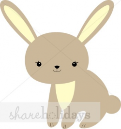Baby Bunny Clipart - Modern Clipart •