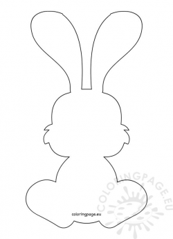 Sure Fire Bunny Rabbit Outline Coloring Page | Sporturka bunny ...