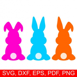 Easter Bunny SVG, Easter Bunny DXF, Easter Bunny Clipart, Easter Bunny  Printable, Easter Rabbit SVG, Easter Bunnies Svg, Easter Svg files