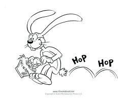 Free Easter Bunny Template Easter Bunny Clipart And Coloring Pages ...