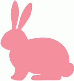 bunny silohette image | Rabbit Silhouette clip art - vector clip art ...