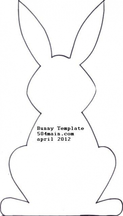 Easter Bunny Pattern Printable | ... is not my forte) Cut bunnies ...