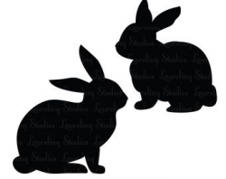 18 Bunny Silhouette Clip Art Free Cliparts That You Can Download To ...