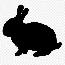 Easter Bunny Silhouette Rabbit Clip art - Rabbit Silhouette Cliparts ...