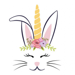 Unicorn Easter Bunny Printables Free Download - Easter | Catch My Party