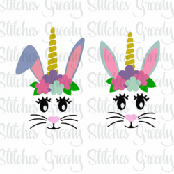 Easter Bunny Unicorn. Easter SVG Unicorn SVG Bunny SVG. svg