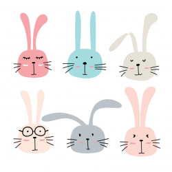 Rabbit Clipart, Bunny Clipart, Cute Bunny Clipart, Cute Bunny, Cute Animal  Clipart, Cute Clipart, Vector Files, Digital Download