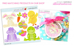 Easter Friends Cute Digital Clipart Easter Graphics Easter