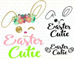 Easter Bunny Clipart Silhouette Glitter Rabbit carrot Egg Hunt ...