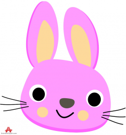 Bunny clipart bunny head - Pencil and in color bunny clipart bunny head