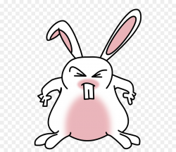 Easter Bunny Rabbit Clip art - Mean Rabbit Cliparts png download ...