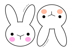 Printable bunny bunny clipart printable pencil and in color bunny ...