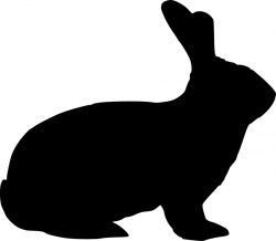 Easter Bunny Background clipart - Rabbit, Silhouette, Black ...