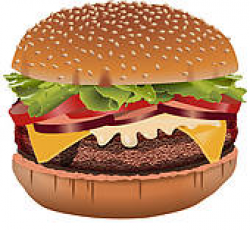 Burger Clip Art - Royalty Free - GoGraph