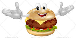 Burger Mascot Man | Burgers, Font logo and Fonts