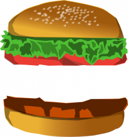 Burger With Space Clip Art at Clker.com - vector clip art online ...