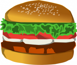 Burger Clip Art at Clker.com - vector clip art online, royalty free ...