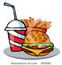 Burger Clipart #95682 - Illustration by Hit Toon