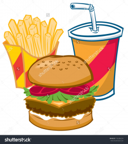 28+ Collection of Burger And Chips Clipart | High quality, free ...