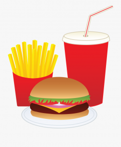 French Fries In A Multi - Fast Food Clipart #15496 - Free ...