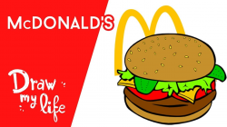 McDonalds Drawing Thru Diner Surprises! | Fries Burgers Ride on Cars ...