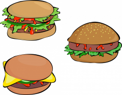 Three Burgers Free Stock Photo - Public Domain Pictures
