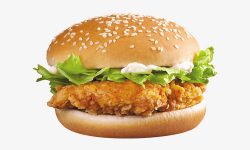 Chicken Burger, Chicken, Hamburger, Fast Food PNG Image and Clipart ...