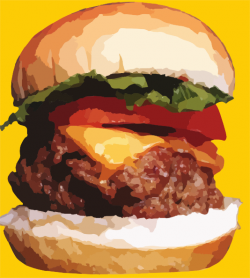 Burger Clip Art at Clker.com - vector clip art online, royalty free ...