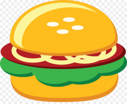 Hamburger Fast food Chicken sandwich Clip art - Fast-food Burger png ...