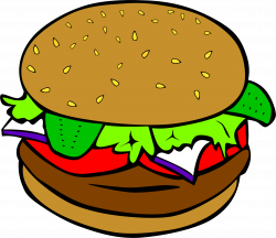 Burger clipart diner food pencil and in color burger png - Clipartix