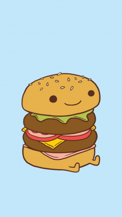 Da burger | My first | Pinterest | Burgers, Kawaii and Wallpaper