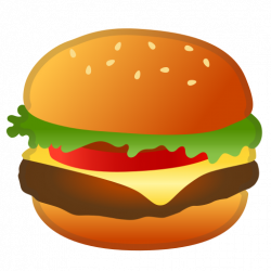 Hamburger, food, burger Icon Free of Noto Emoji Food Drink Icons