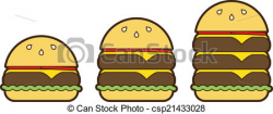 Burger Clipart Double Free collection | Download and share Burger ...