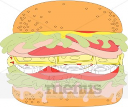 Customize 7+ Veggie Burger Clip Art and Menu Graphics - MustHaveMenus