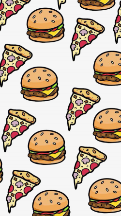 Burger And Pizza Background, Background, Fast Food, Light Meal PNG ...