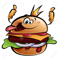 26081492-Cartoon-cheese-burger-making-a-thumbs-up-gesture-wearing-a ...