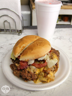 The Ghetto Burger at Ann's Snack Bar – Atlanta, GA – Droolius